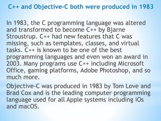 History of Computer Programming Languages.pptx