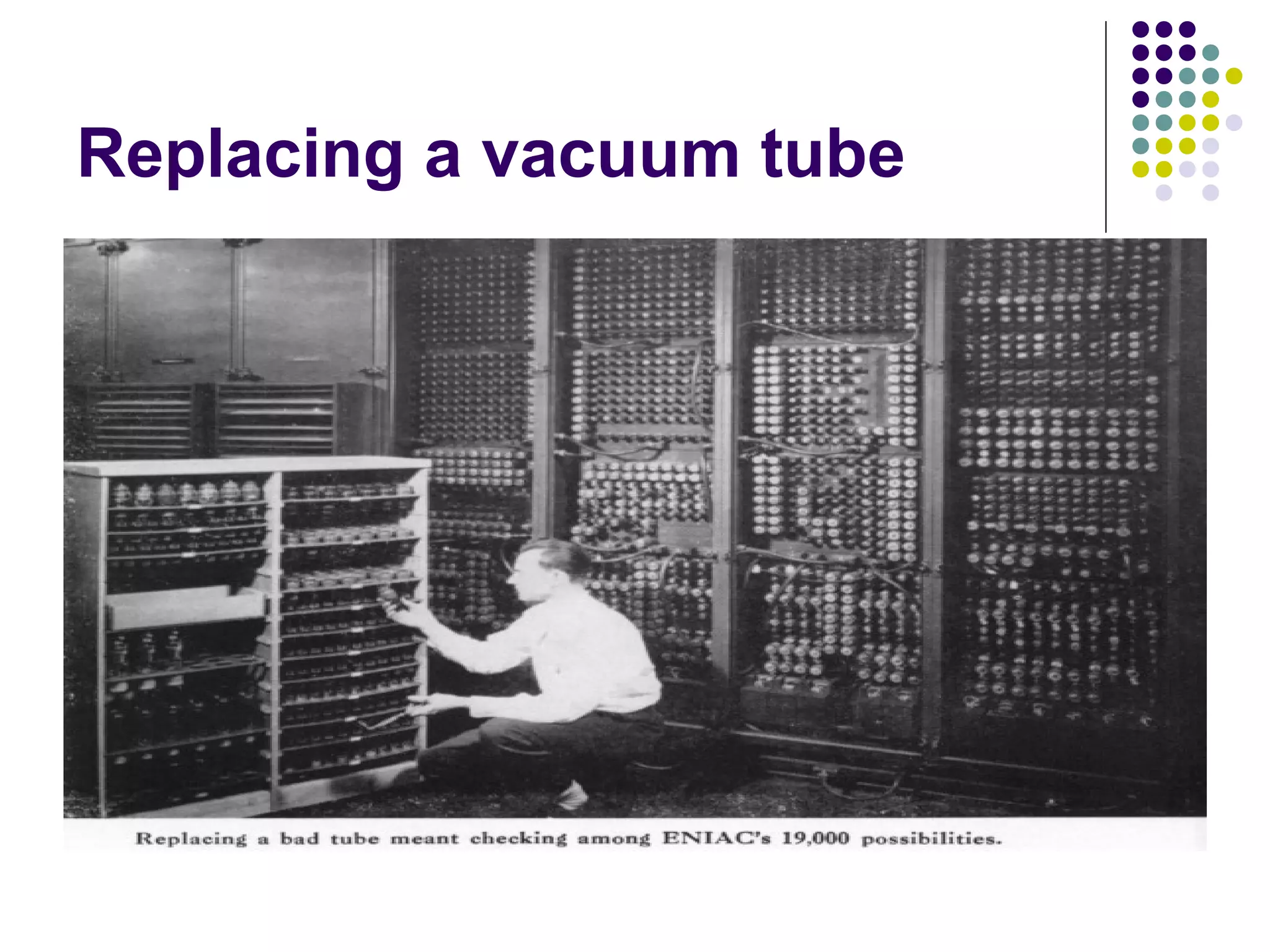 Replacing a vacuum tube
 