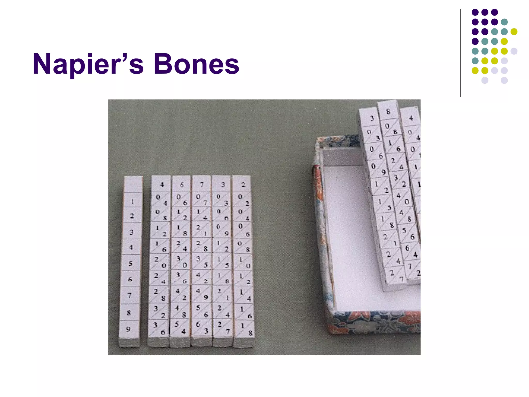 Napier’s Bones
 