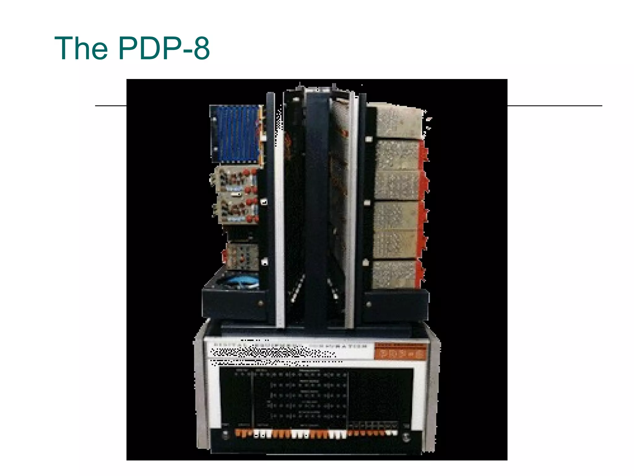 The PDP-8
 