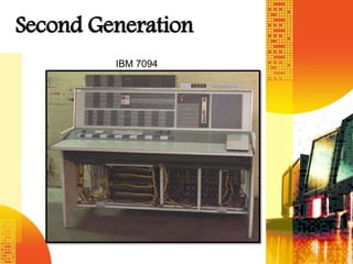 Second Generation
IBM 7094
 