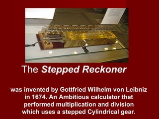 Step Rconer History of computers 1 | PPT