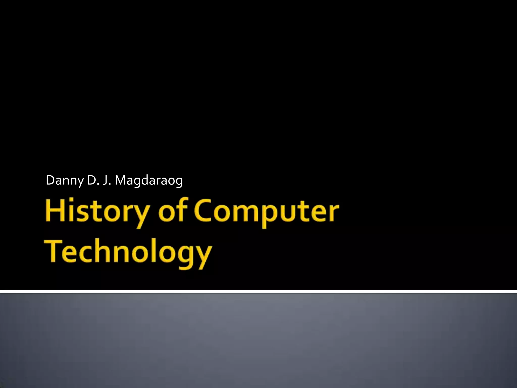 Danny D. J. Magdaraog
 