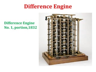 Computer Invention Difference Engine History of computing | PPT