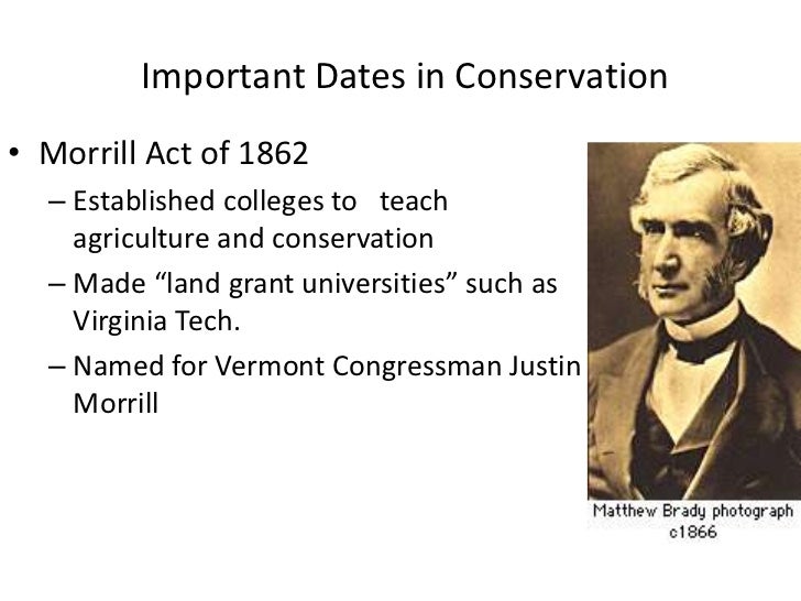 History of conservation