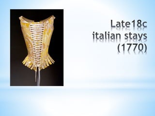 History of corsets