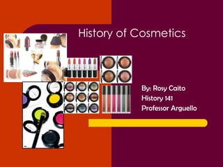 History of cosmetics