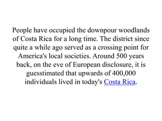 History of Costa Rica | PPTX