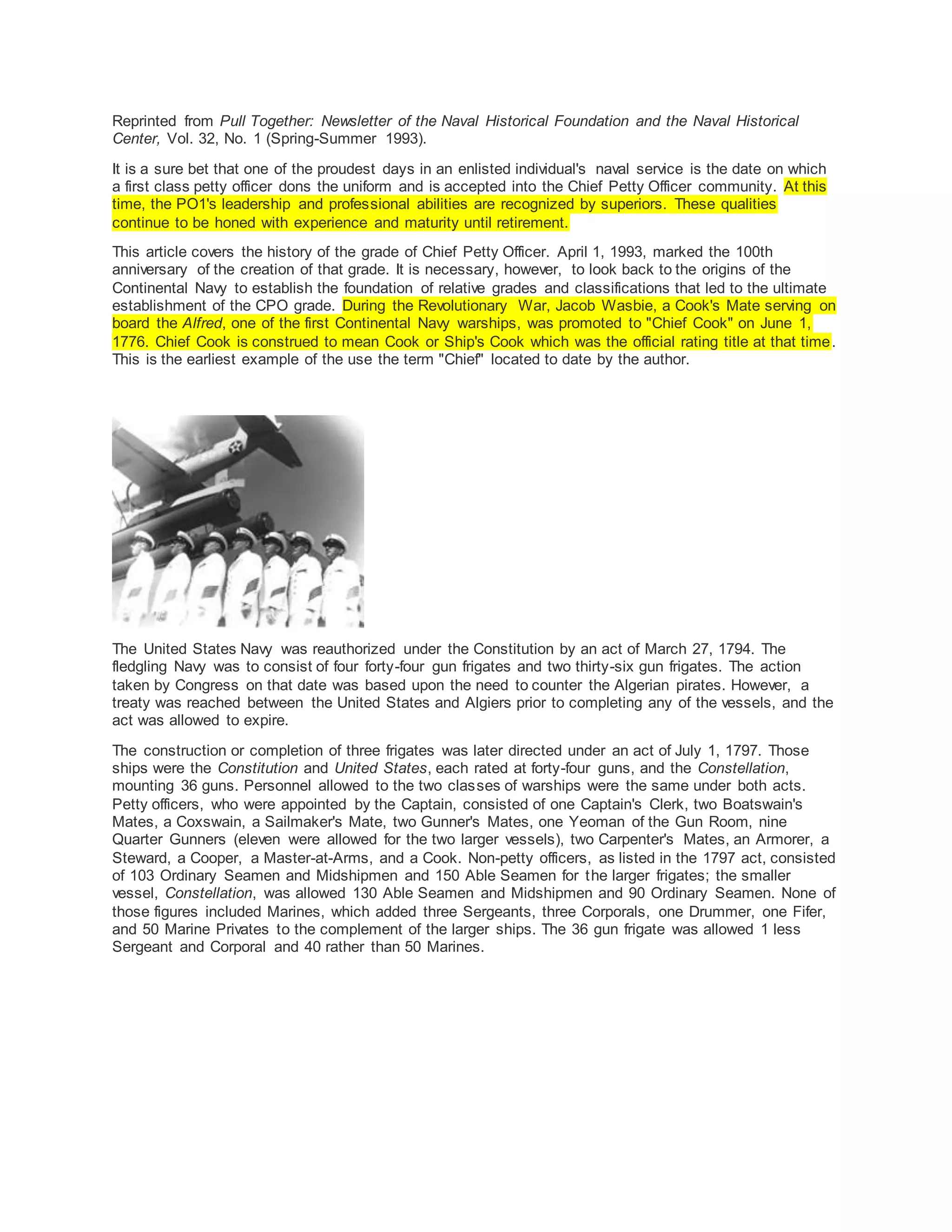 History of cpo | DOCX