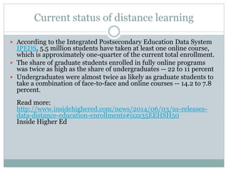 History of distance learning | PPTX