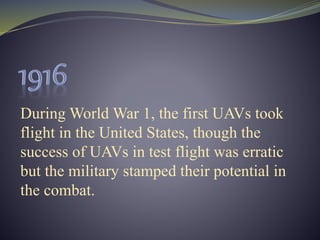 2. History of drones | PPTX