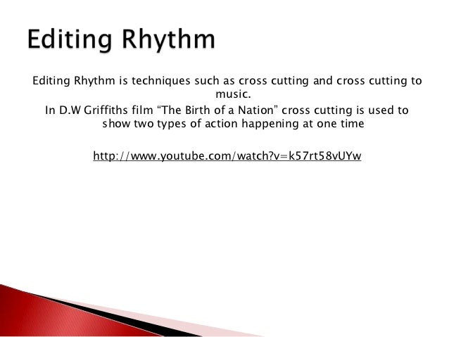 History of editing