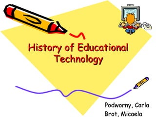 History of educational technology