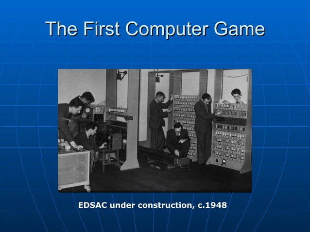 History Of Electronic Game Design | PPT