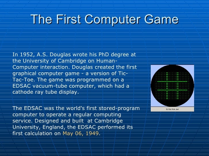 History Of Electronic Game Design