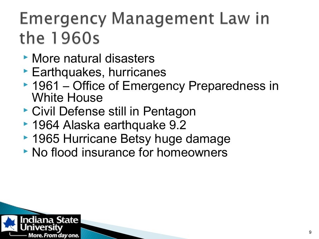 History of emergency management 1