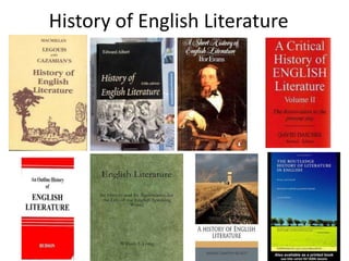 History of English Literature
 