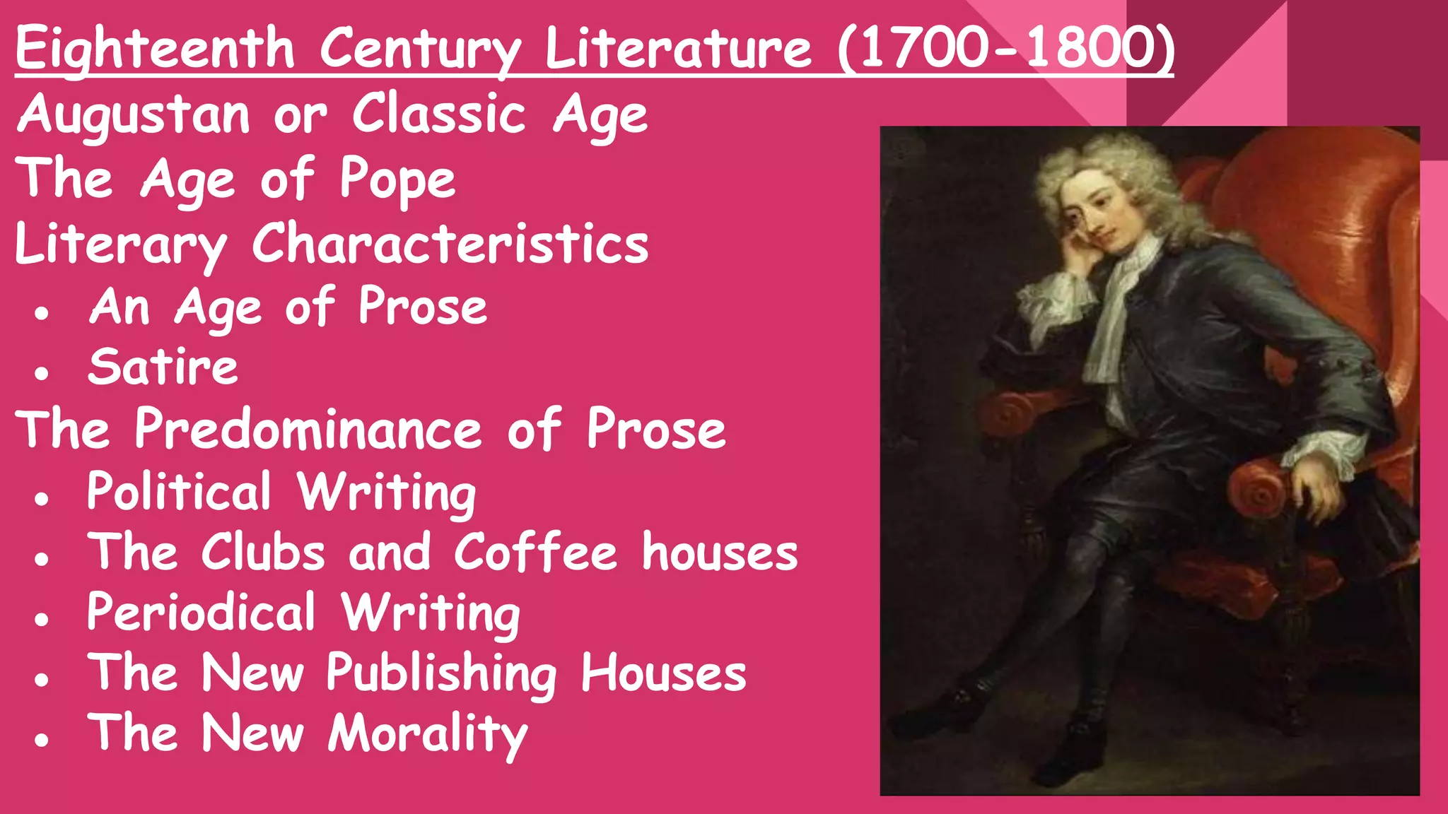 History of english literature | PPTX
