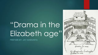 history of English literature, “Drama in the Elizabeth age” | PPTX