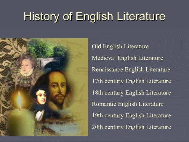Image result for The History of English literature picture