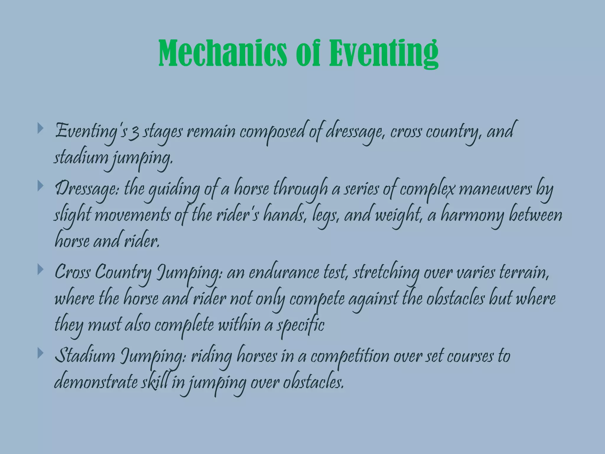 History of equestrian eventing | PPT