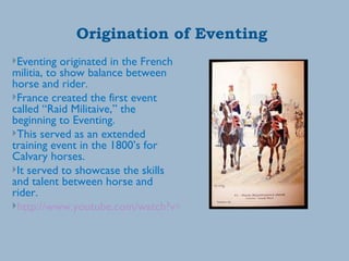 History of equestrian eventing | PPT