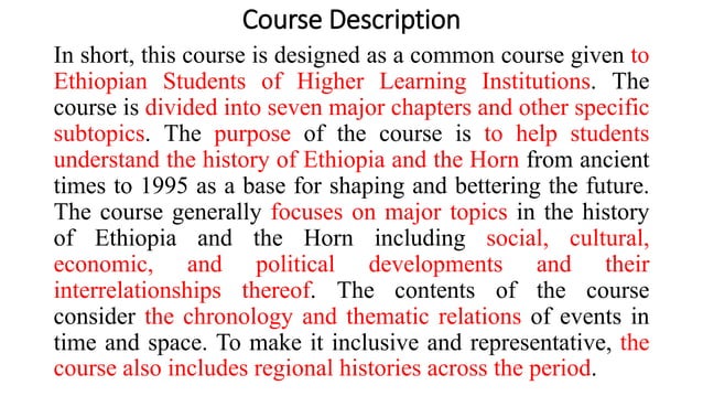 History of Ethiopia and the Horn Common Course (2).pptx | Islam ...