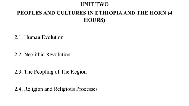 History of Ethiopia and the Horn Common Course (2).pptx | Islam ...