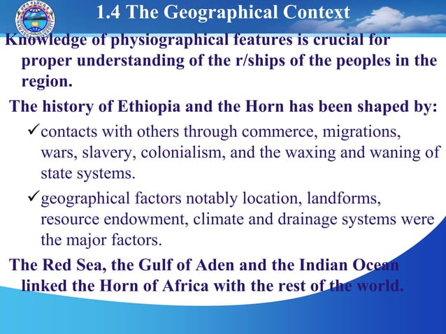History of Ethiopia & the Horn Unit 1 (1).pptx | Genealogy and Ancestry ...