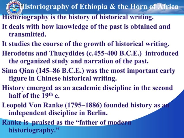 History of Ethiopia & the Horn Unit 1 (1).pptx | Genealogy and Ancestry ...