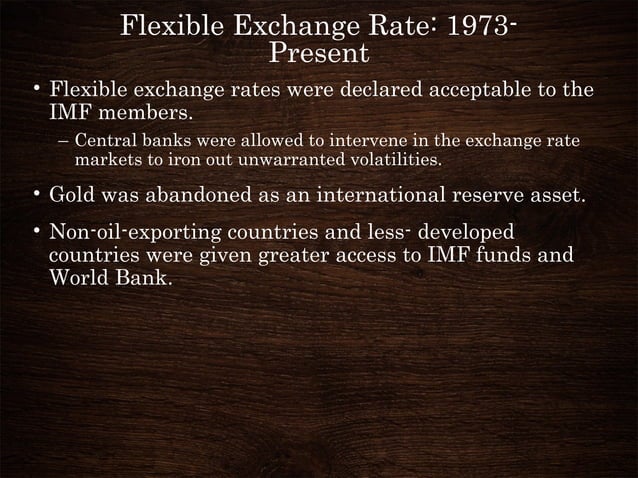 History Of Exchange Rates History Of Exchange Rates