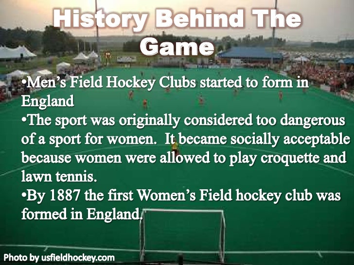 History of field hockey
