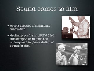 History Of Film Sound Excerpt Revised | KEY