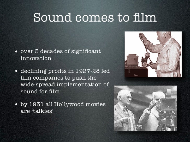 History Of Film Sound Excerpt Revised