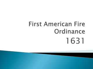 Fire Code History History of fire_and_fire_codes | PPT