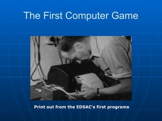 Comprehensive History and Evolution of Electronic and Video Game Design ...