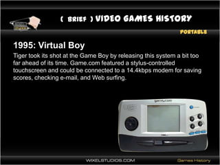 History of games