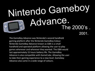 History of gaming presentation | PPTX