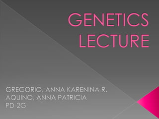 History of genetics | PPTX
