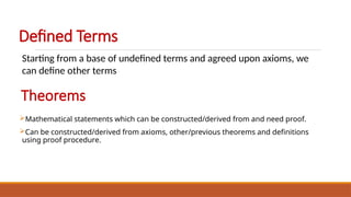 Eceed Math Definition History of Euclidean Geometry and Axiomatic Systems.pptx
