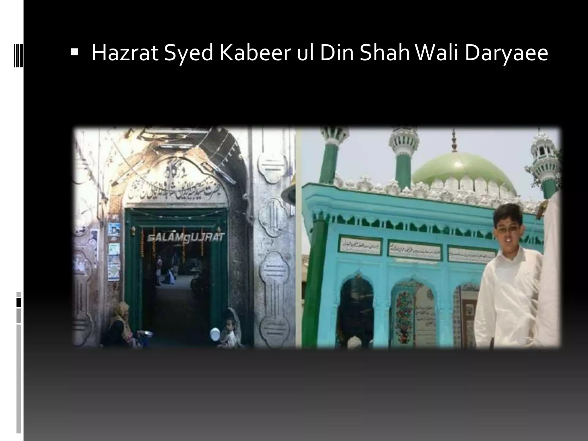  Hazrat Syed Kabeer ul Din ShahWali Daryaee
 