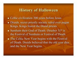 History of Halloween | PDF