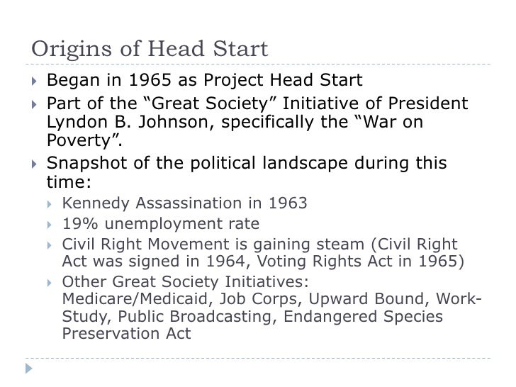 History of Head Start