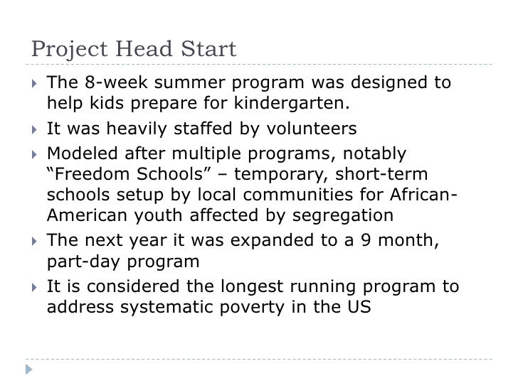 History of Head Start