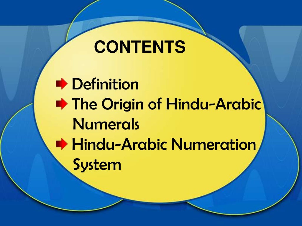History of hindu arabic numerals