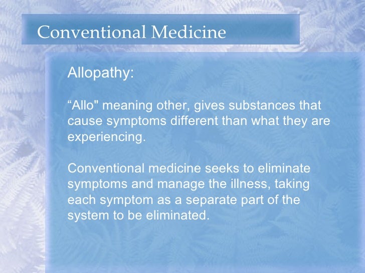 Conventional Medicine Definition MedicineWalls