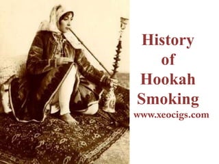 History of Hookah Smoking