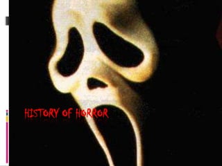 History of horror  