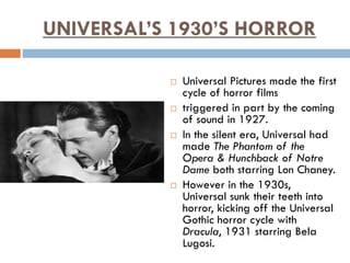 History of horror | PPT