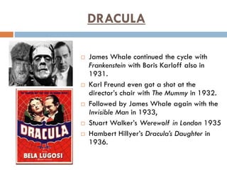 History of horror | PPT